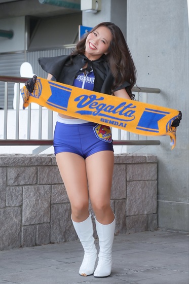 【画像】ベガルタ仙台のチアガールさん、ムッチムチすぎて性的魅力